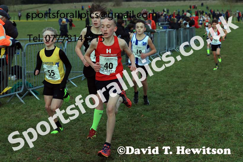Boys Under-13s 2024 Northern Cross Country Champs., Sedgefield. Photo: David T. Hewitson/Sports for All Pics